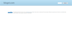 Desktop Screenshot of blogst.com